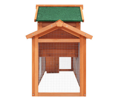 Rabbit Hutch Large Metal Run Wooden Cage Chicken Coop Guinea Pig - Image 9