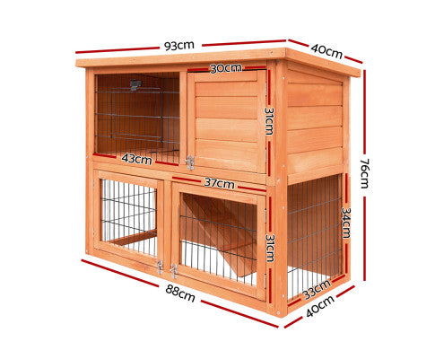93cm Tall Wooden Pet Coop - Image 3