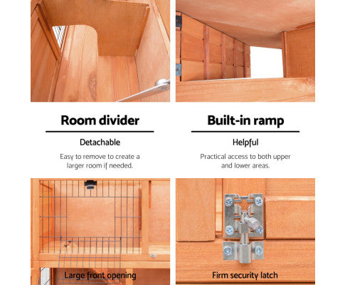 93cm Tall Wooden Pet Coop - Image 9