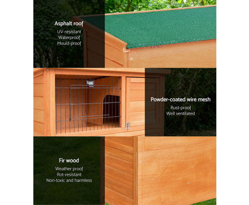 93cm Tall Wooden Pet Coop - Image 8