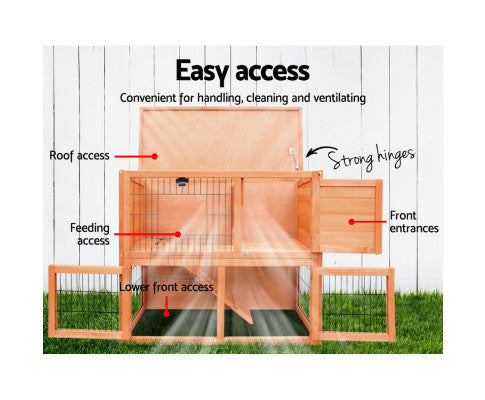 93cm Tall Wooden Pet Coop - Image 4