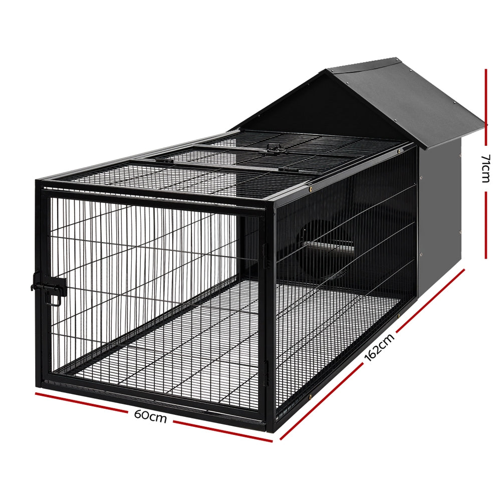 Rabbit Hutch Cage- Enclosure - 162CM Length - Image 2