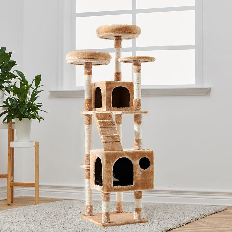 Cat Scratching Tree - 140cm - Beige