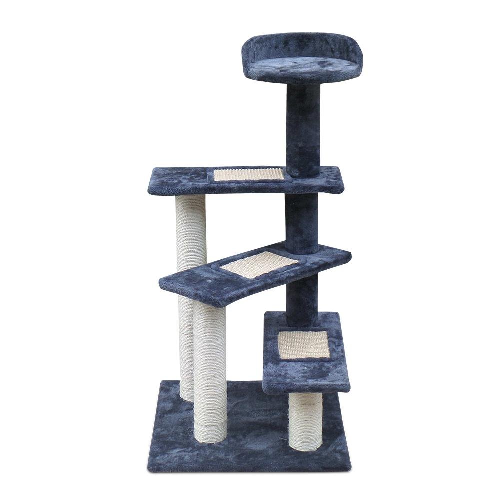 100cm Multi Level Cat Scratching Tree - Grey