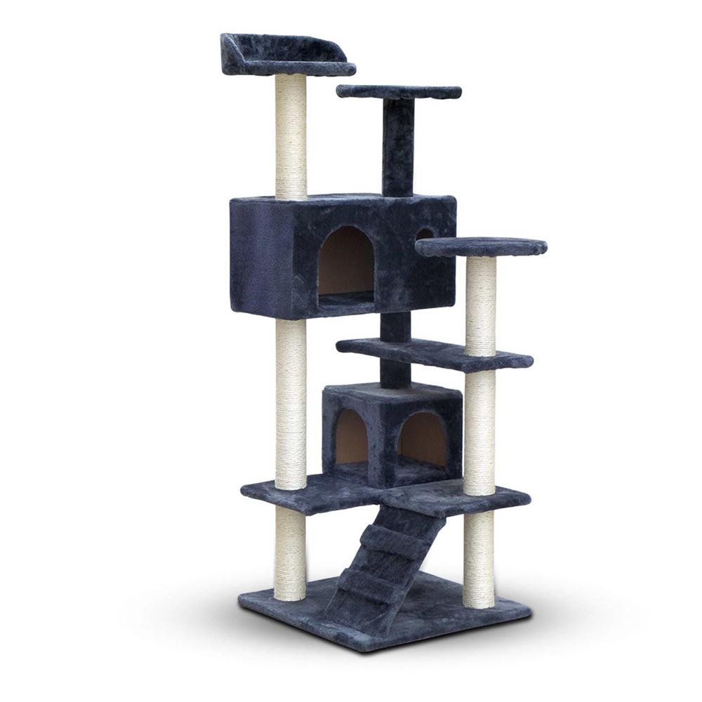 134cm Cat Scratching Post - Grey